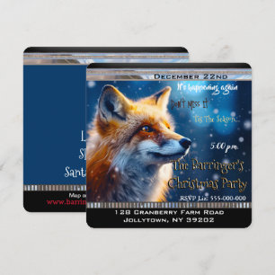 Invitation Première Fête de Noël annuelle du Renard des Neige