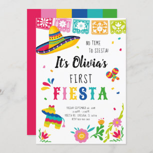 Invitation Première fête, pas le temps de faire la sieste