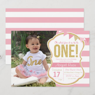 Invitation Première Parties scintillant d'anniversaire Invita