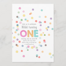 Premiers confettis d'aquarelle de fille