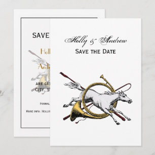 Invitation Préparation Équestre Cheval Sautant à Travers la C