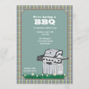 Invitation Préparez pour griller l'invitation