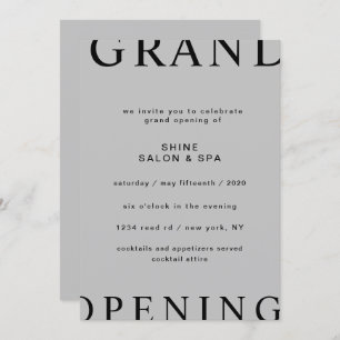 Invitation présentation ultra moderne élégant script grand ou