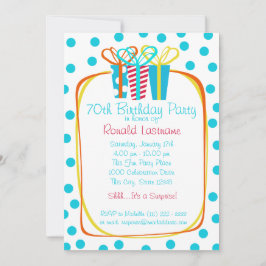 Invitation Présente la fête des cadeaux