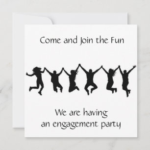 INVITATION **PRÊT À CÉLÉBRER **PARTI D'ENGAGEMENT** INVITATIO