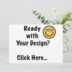 Invitation Prêt avec votre design ? Cliquez ici...