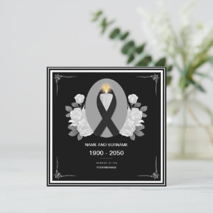 Invitation Prière funéraire