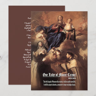 Invitation Prière Notre-Dame du Mont Carmel