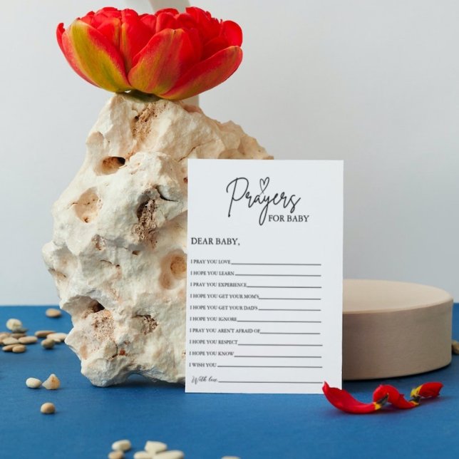 Invitation Prières Boho pour Baby Well Wives for Baby shower (Créateur téléchargé)