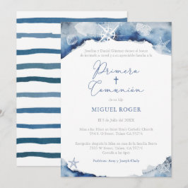 Invitation Primera Comunión Para Niño, Garçon 1ère communion