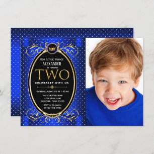 Invitation Prince 2e fête d'anniversaire