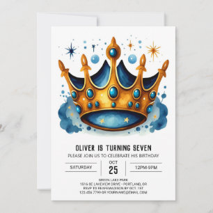 Invitation Prince Enchanted Anniversaire