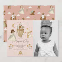 Princess Pink Fairytale Dark Skin 1er anniversaire