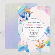 Princess Unicorn Castle 00e fête d'anniversaire