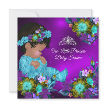 Princesse Baby shower Turquoise Bleu pourpre Fille