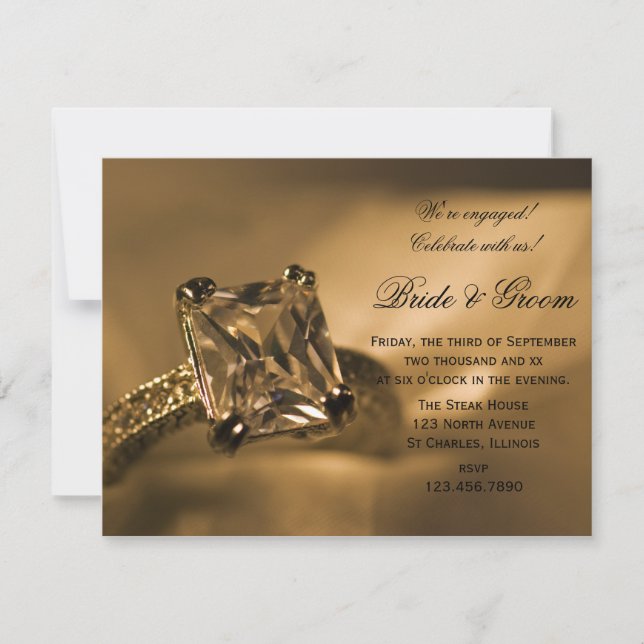 Invitation Princesse Coupe Diamond Ring (Devant)
