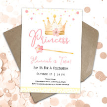 Princesse Crown Pink 2e Fille Anniversaire