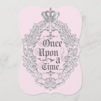 Invitation Princesse de Livre de Contes Vintage de