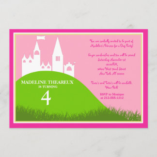 Invitation Princesse pour une journée