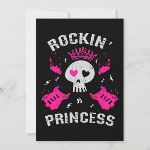 Invitation Princesse Rockin