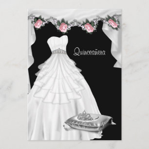 Invitation Princesse Rose Pink Quinceanera