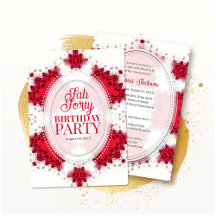 Princesse Rouge Fête Fantastique de Quarante Ans e