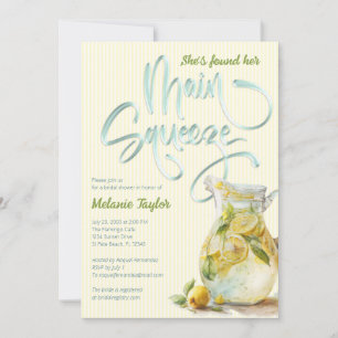 Invitation principale Squeeze Lemon Bridal Show