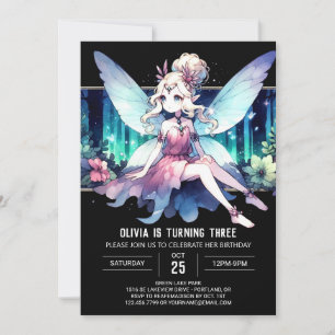 Invitation Printable Enfants Fairy Anniversaire
