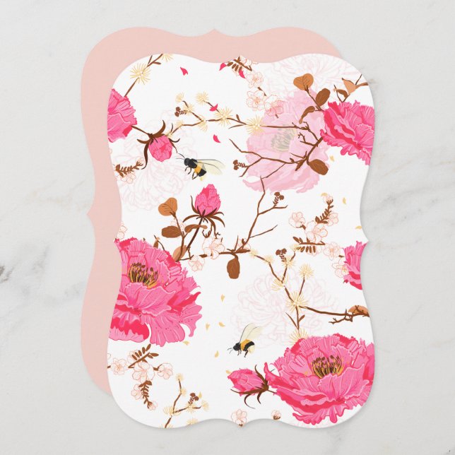 Invitation printemps (Devant / Derrière)