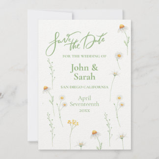 Invitation Printemps Fête de mariage Enregistrer la date Invi