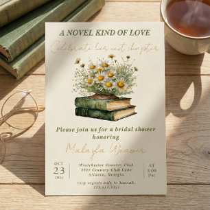 Invitation Prochain chapitre Mariage floral pour amoureux de