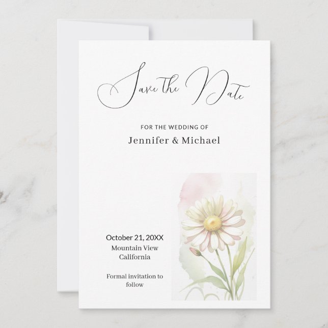 Invitation Professional Minimalist Modern Plain Simple (Devant)