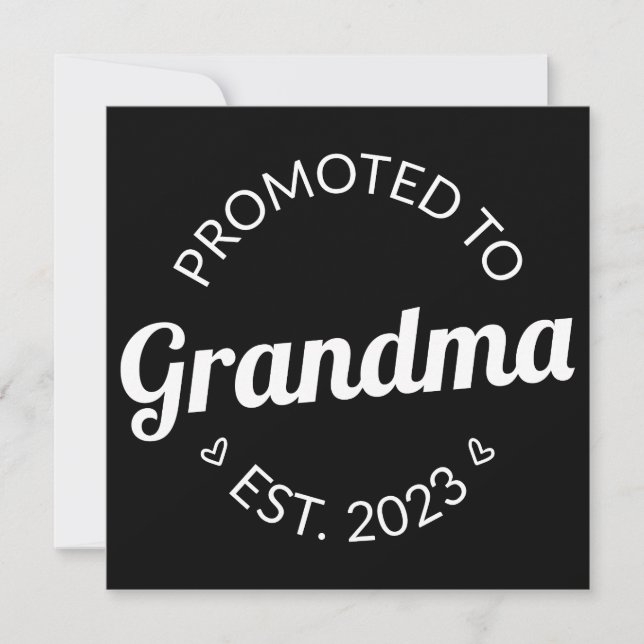Invitation Promu À Grand-Mère Est. 2023 I (Devant)