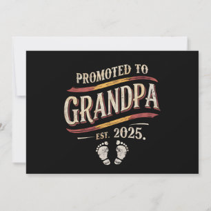 Invitation Promu Grand-père 2025 Grand-père est 2025 
