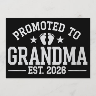 Invitation Promue grand-mère établie en 2026 Grands-parents B