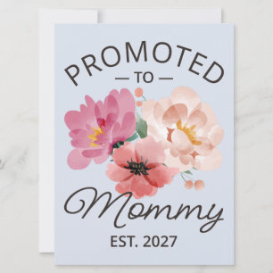 Invitation Promue Maman en 2027 Annonce de Nouvelle Maman VI