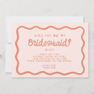 Invitation Proposition d'aide d'État rose et rouge rouge rétr