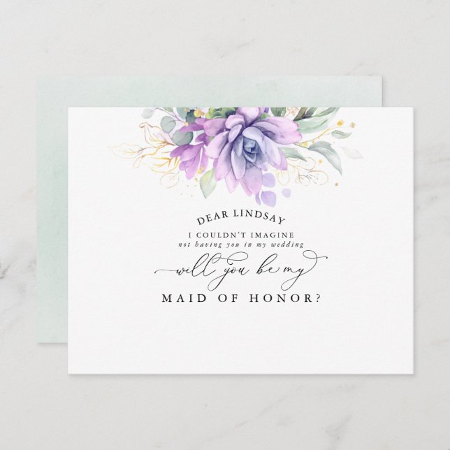 Invitation Proposition de bonne d'information sur les feuille (Devant / Derrière)