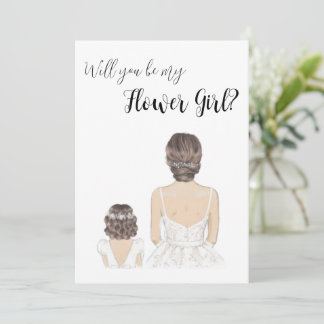 Invitation Proposition Flower Girl