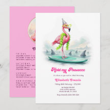 Prosecco amusant Flamingo Plage Week-end Enterreme