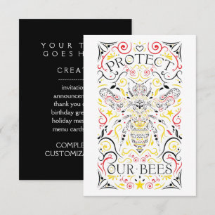 Invitation protéger nos abeilles