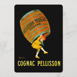 Invitation Publicité Leonetto Cappiello Cognac Pelisson