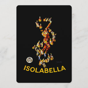 Invitation Publicité Liqueur Leonetto Cappiello Isolabella