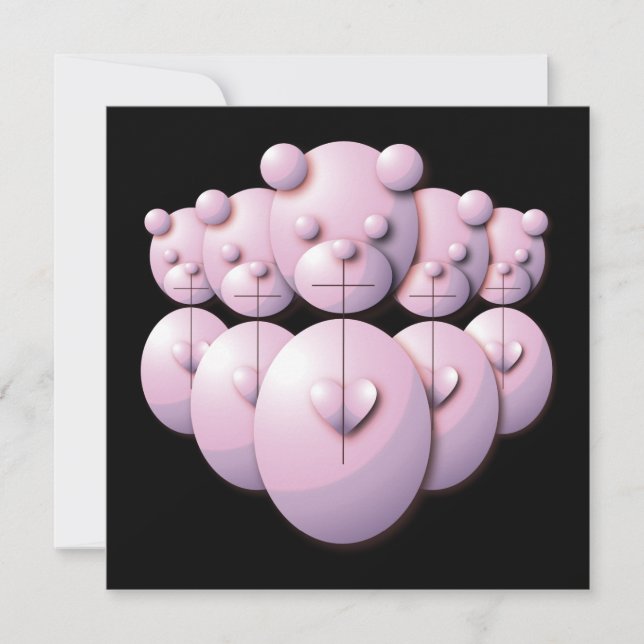 Invitation puissance du panda (Devant)