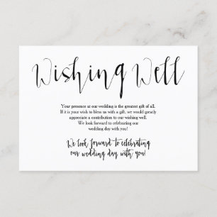 Invitation Puits de vœux de mariage rustique