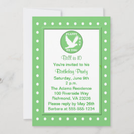 Invitation Pun amusant Enfants volant Birthday Party
