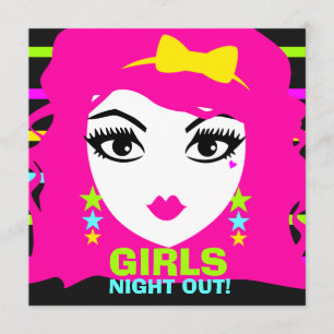 Invitation punk au néon de 311 bonbons