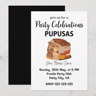 Invitation Pupusas El Salvador Pupusas Pain Pupusas