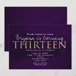 Invitation Purple Black & Gold 13 TROISIÈME PARTIE
