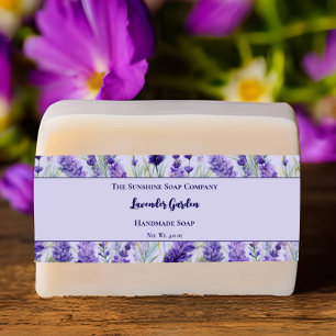 Invitation Purple Floral Lavande Jardin Bande de savon ventre